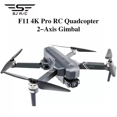 SJRC F11 4K Pro GPS Drone 5G Wifi FPV 4K HD Camera 50X Zoom Brushless Quadcopter • $230.04