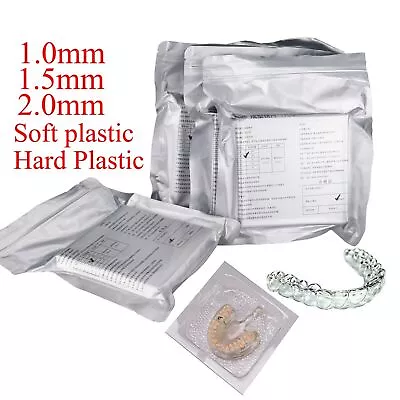 Dental Soft Splint Thermoforming Material For Vacuum Forming 1.0/1.5/2.0/3.0mm • $15.99