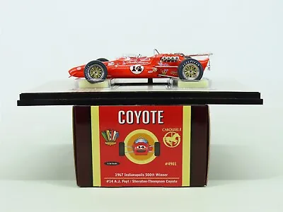 1/18 Scale Carousel 1 #4901 1967 Indianapolis 500 Winner Coyote #14 W/ COA • $399.95