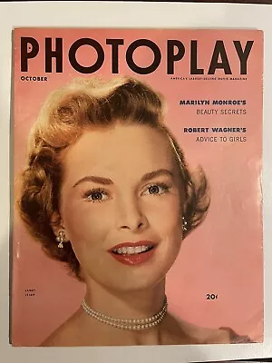 Photoplay Magazine October 1953 Janet Leigh Marilyn Monroe Robert Wagner • $24.99