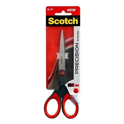Scotch 3M Precision Scissors 18cm High Quality And Comfortable Grip • £8.99