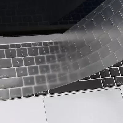 UK/EU Clear Skin Keyboard Cover For Apple MacBook Air Pro 11'' 13'' 14' 15'' 16' • £2.99