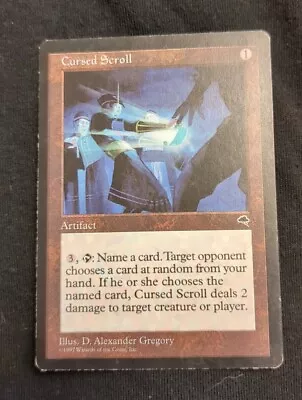 1 Cursed Scroll Tempest Magic MTG EDH Legacy Reserved List  • $16.50