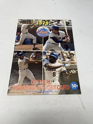 1979 New York Mets Official Program & Scorecard VS Cincinnati Reds - Scored 8/26 • $11.52