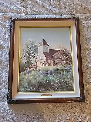 Marty Bell  Signed And Framed  St. Martin's Ashurst  38/1800 1989 With COA • $150