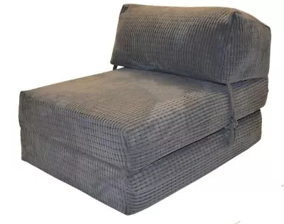 GILDA CHAIR Z BED Single Fold Out Chairbed Folding Guest Sofa Rock N Roll Camper • £59.95