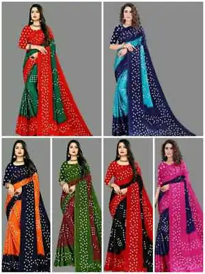 £11.99 • Buy Saree Sari Indian Party Wear Wedding Designer Pakistani Women Bollywood Saree