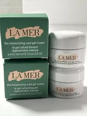 2 X La Mer The Moisturizing Cool Gel Cream 0.12oz / 3.5ml Each New With Box • $30