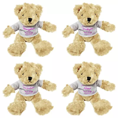 15cm (Various Female Title) With Love On Your 1st Holy Communion - Henry Bear • £10.99