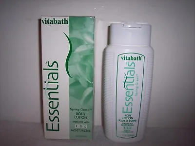 RARE Original VITABATH Essentials SPRING GREEN  BODY LOTION 12 Oz. NIB • $14.99