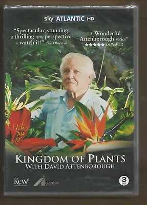 KINGDOM OF PLANTS Sealed/new DVD (3-DISC SET) - Sky Atlantic DAVID ATTENBOROUGH • £5.99