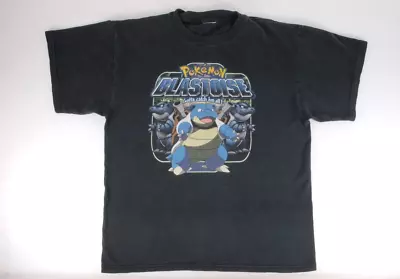 Vintage Pokemon T-Shirt Blastoise No Size Tag Adult M/L See Measurements • $49.99
