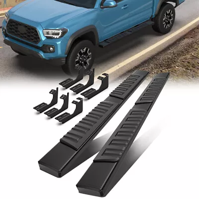 2PCS 6  Nerf Bar Running Board Assembly For Toyota Tacoma Double Cab 2005-2022 • $134.88