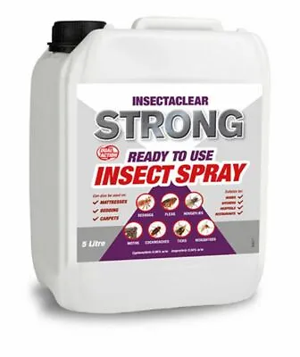 Strong 5ltr Horse Pony Summer Fly Midge Spray Killer Flies Wasp Mosquitoes • £72.81