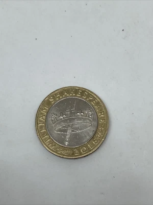 £1.99 • Buy 2016 William Shakespeare 2 Pound Coin Crown Rare