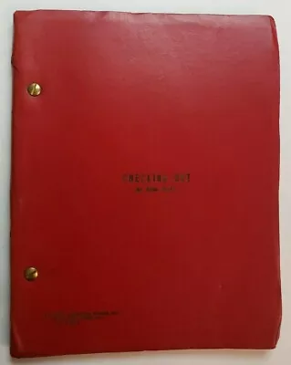 CHECKING OUT / Allen Swift 1975 Broadway Musical Play Script Longacre Theatre • $265