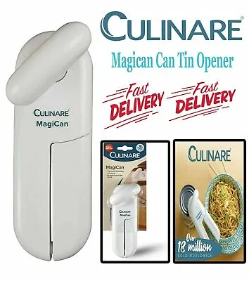 Culinare Magican Can Tin Opener - World's Bestselling Magi Can White MANUAL UK • £6.89