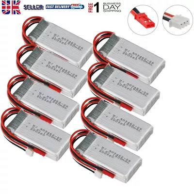 2S 7.4V 1500mAh Lipo Battery With JST Plug For RC Car Truck Truggy Airplane UK • £26.99