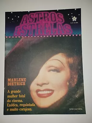 Astros E Estrelas Magazine From Brazil 1985 #21 Marlene Dietrich Issue • $24.99