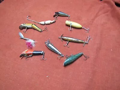 Lot Of Vintage Wood Lures. • $17.50