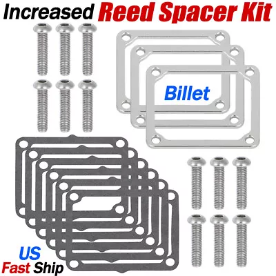 Performance Reed Spacer Kit For 97-05 Yamaha 600 & 700 Cc Triples Venture SX SRX • $35.99