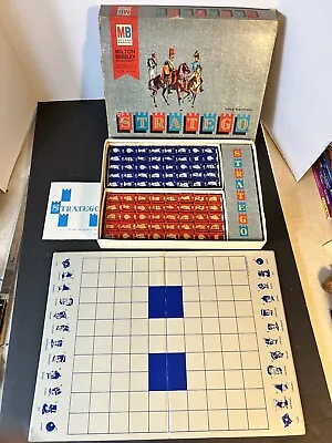 Vintage 1961 Stratego(Fine Edition) Milton Bradley Complete With Instructions • $22.49