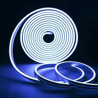 Led Neon Rope Light 12V Flexible Led Strip Lights IP65 Waterproof 1-5M 8 Colors • $5.98