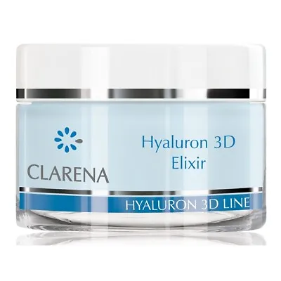 £29.88 • Buy Clarena Hyaluron 3D Ultra Hydrating Anti Wrinkle Elixir DRY DEHYDRATED SKIN 50ml
