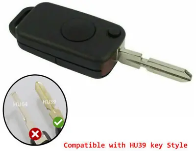 Flip Remote Key Shell Fob Case For Mercedes Benz 320 ML430 E500 SL320 ML430 HU39 • $9.80