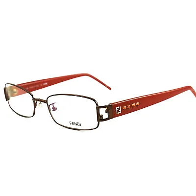 Fendi Women Eyeglasses FF941R 212 Brown 27 52 19 Frames Rectangle • $29.95