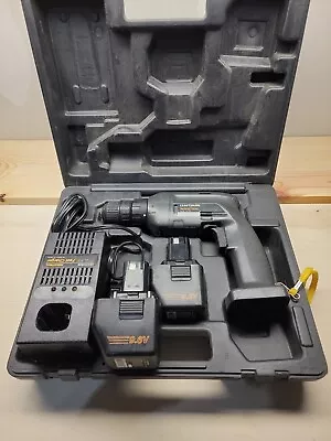 Sears/Craftsman Industrial 3/8 In. Drill/Driver 9.6v With 2 Batteries • $24