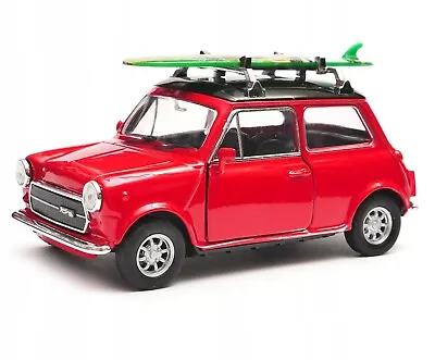 WELLY DieCast 1:34 MINI COOPER 1300 SURF RED New Model Car Metal In Box 1/34 • $8.99