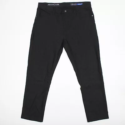Izod Advantage Performance Straight Fit Golf Pants Size 36X30 Black • $19.99