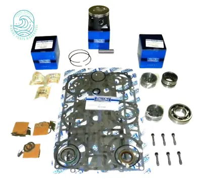New Mercury/Mariner 75-90 HP 3-CYL Outboard Powerhead [1994 And Up] Rebuild Kit • $831.16