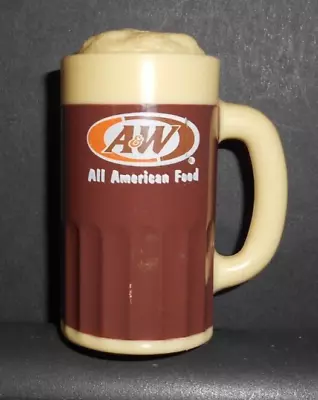 Rare A&W ROOF BEER Plastic Mug Miniature 2 1/2  1999 • $8