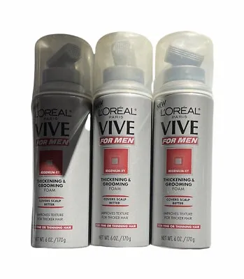 L'Oreal Pros VIVE For Men Daily Thickening And  Grooming Foam • $399.99