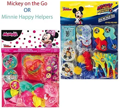 Mickey Minnie Mouse Favor Pack Kids Birthday Party Favor Supplies ~ 48pc Toys • $15.99