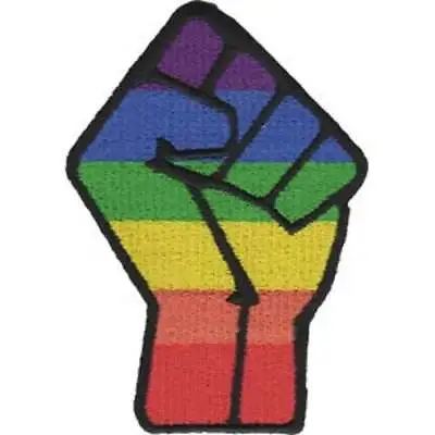 C&D Visionary JSX LGBTQ+ Rainbow Fist Protest Human Rights Patch JSX-0001 • $12.23