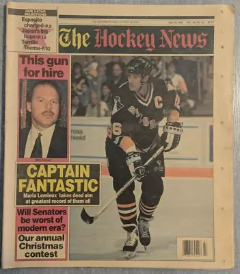 1992 Mario Lemieux Captain Fantastic Penguins Mike Keenan Selanne Hockey News • $14.56