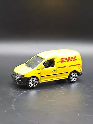 Matchbox 2007 MB741 DHL Delivery Van Yellow 1:62 Volkswagen Caddy C120A • $8.29