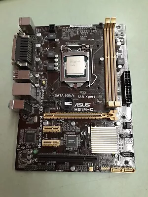 ASUS H81M-C Motherboard / I3-4130 SR1NP • $32.12