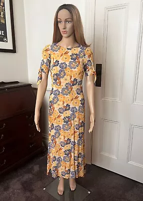 Feminine Vintage Inspired Long Floral Spring Dress - Size 0 Reformation • $150