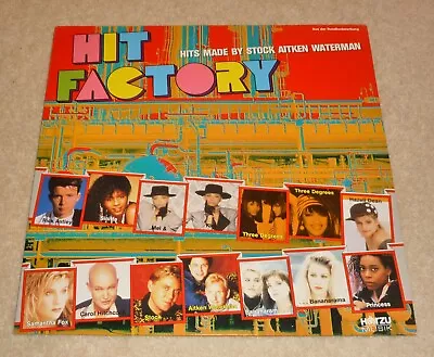 HIT FACTORY - Hits Made By Stock Aitken Waterman GERMAN 16 TRK VINYL LP ALBUM • £6.29