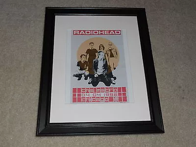$38.69 • Buy Framed Radiohead 1996 Tour Mini-Poster, Chicago Metro, Thom Yorke  RARE! 14 X17 