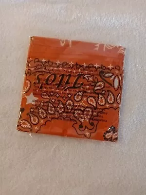 Tito's Handmade Vodka Orange Paisley Logo Bandana New In Package • $2.99