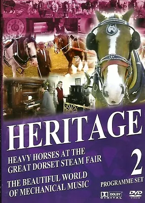 Great Dorset Steam Fair Heavy Horses Heritage World Of Mechanical Music Dvd   • £2.99