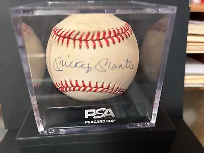 Mickey Mantle Autographed American League Baseball PSA/DNA Certified Free Ship • $770