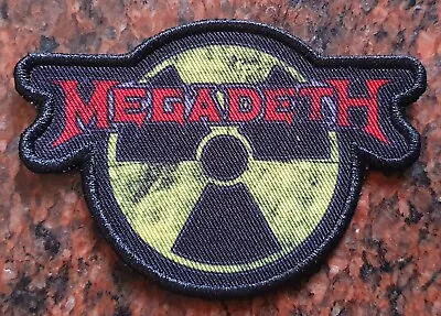 £3.99 • Buy Megadeth Radiation Logo Officially Licensed Standard Patch 8cm X 5.5cm FREE P&P