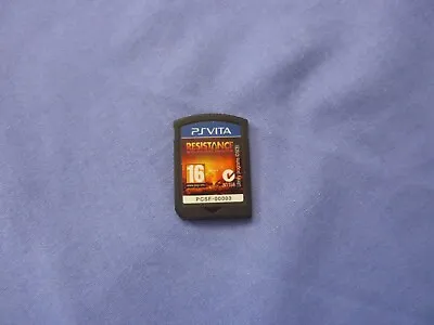 Resistance Burning Skies Sony PS Vita Cartridge Only • $24.95