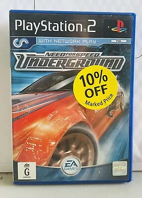 Need For Speed Underground. Sony PlayStation 2 Ps2) • $10